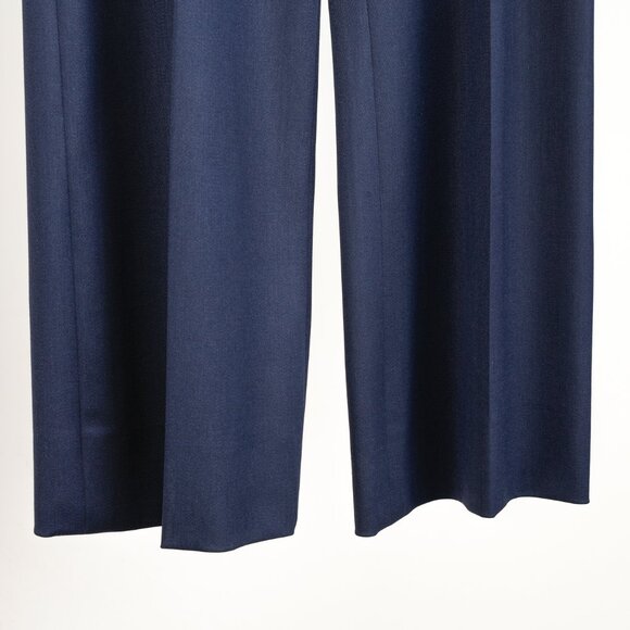 Oscar de la Renta Blue Wide Pant - Picture 6 of 9